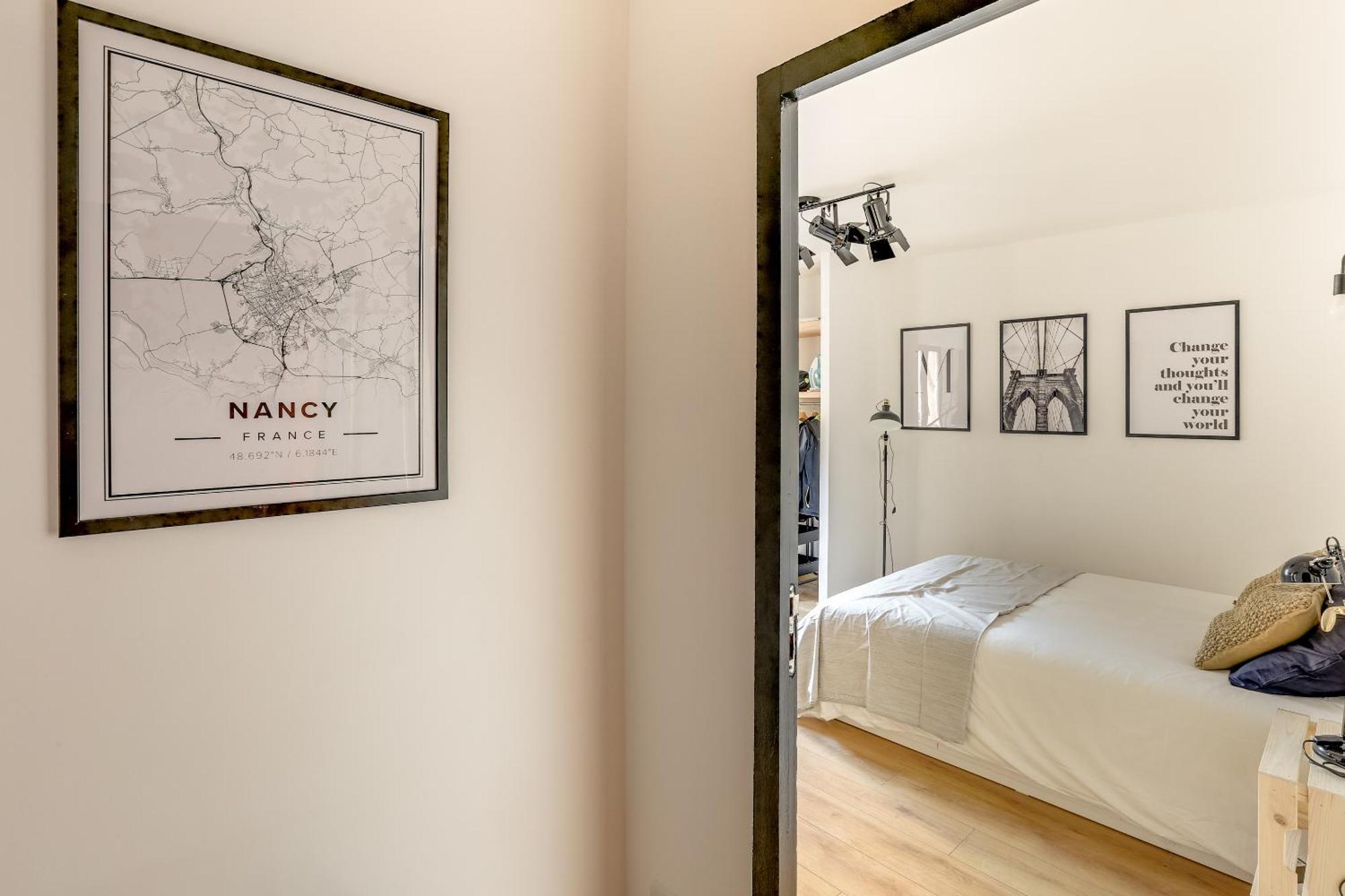Suites Independantes Toutes Equipees Leopold Ou Carnot น็องซี ภายนอก รูปภาพ